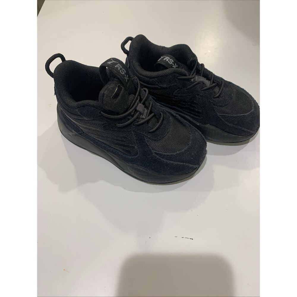 Puma RS-X Kids Sneakers Black Athletic Shoes Toddler Size 8C